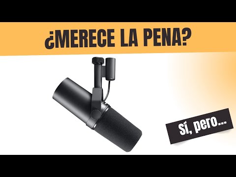 Shure SM7B - Micrófono dinámico cardioide, Proporciona un Sonido cálido para radiodifusión, podcasts