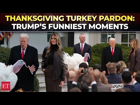 Funny moments light up Trump’s annual Thanksgiving Turkey Pardon ceremony
