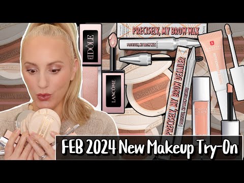 Testing HOT NEW Makeup | February 2024 | Over 40 Makeup