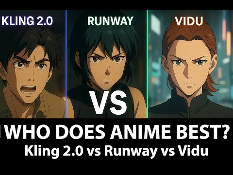 Kling 2.0 vs Runway vs Vidu: Who Does Anime BEST?