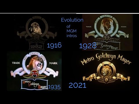 Evolution of Metro-Goldwyn-Mayer intros (1916-now) #MGM