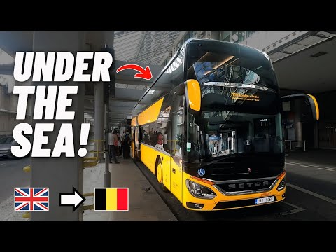 London to Brussels by BUS via Eurotunnel: What's It Like?