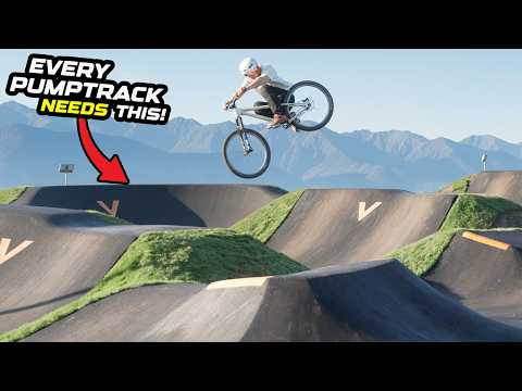 A MOUNTAIN BIKERS DREAM PUMP TRACK - IT HAS ONE THING THE OTHER DON'T!