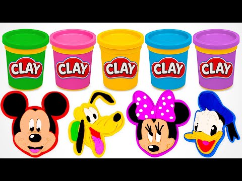 Créez avec Play Doh 🌈 | Couleurs pour enfants