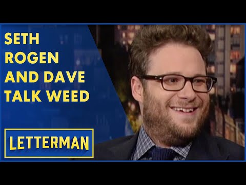 Seth Rogen And Dave Talk Weed | Letterman