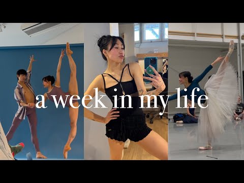 a week in the life of a ballerina | giselle rehearsals, photoshoots, starting a fashion brand