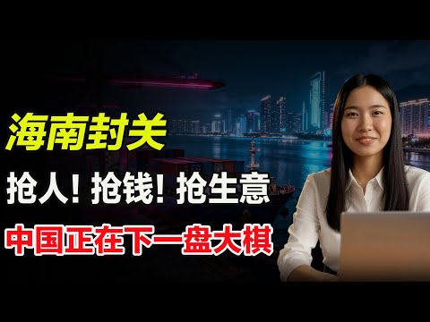 海南封關，搶人！搶錢！搶生意。中國正在下一盤大棋#海南封关#贸易！新加坡