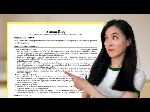 Make Your Data Science Resume Stand Out 2023