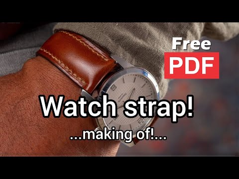 Free PDF watch strap pattern