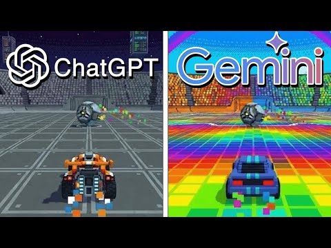 ChatGPT vs Gemini Make Rocket League From Scratch
