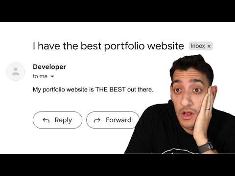 She claimed to have the BEST portfolio site - roasting your portfolios #10