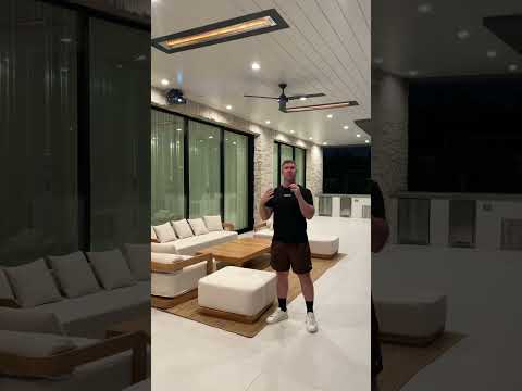 Consider this patio feature! 👀 #luxuryhome #patio #patiodesign #outdoorkitchen ￼