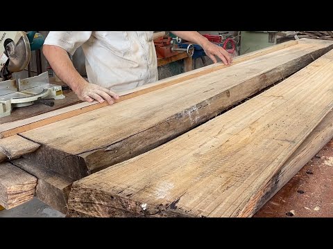 Neoclassical style // The amazing process of turning old, hard wood into unique, valuable furniture