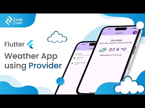 Flutter - Weather App Using APIs | Provider State Management | In Hindi