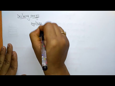 arrays in c programming | Declaration | Initialization | | C Programming | Lec-31