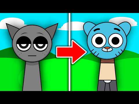 I remade Sprunki into Cartoon Characters