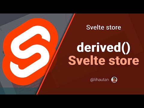 Custom Svelte Store: derived() Svelte store