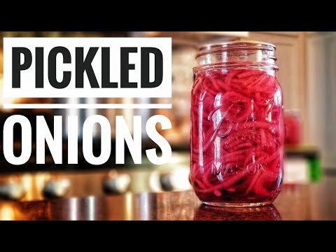 HOW TO Make Pickled Red Onions | Preserving your Harvest