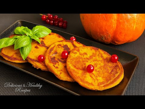 Fluffy Pumpkin Pancakes: Only 3 main Ingredients! Gluten-Free