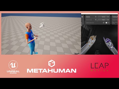 Metahuman Hand Animation With Leap Motion - Unreal 5