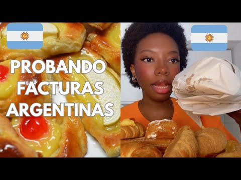 HAITIANA Probando todas las Facturas Argentinas por primera vez 😳