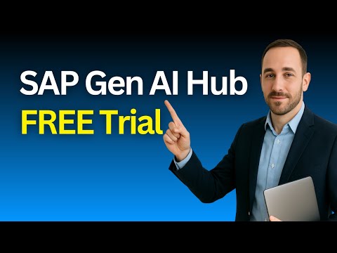 🚀 SAP Generative AI Hub Tutorial | FREE Trial Setup + Hands-On Demo (AI Models, Grounding & SDK)