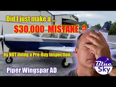 Piper Arrow Wing Spar AD and Annual Inspection