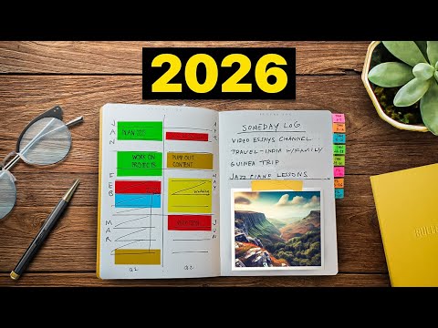 Everything Inside My 2025 Notebook (Inventor of Bujo Method)