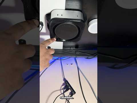 M4 Mac Mini Under The Desk Mount Tutorial! #MacMini #Pro #Geekshhh #Sagatxxx