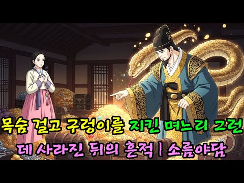 이 가문의 부의 비결은 며느리가 보물(재물의 신)을 지키던 비단뱀의 목숨을 구해 감동시켜 눈물을 흘리게 하고, 떠나기 전에 엄청난 보물을 남기게 한 데 있었다.
