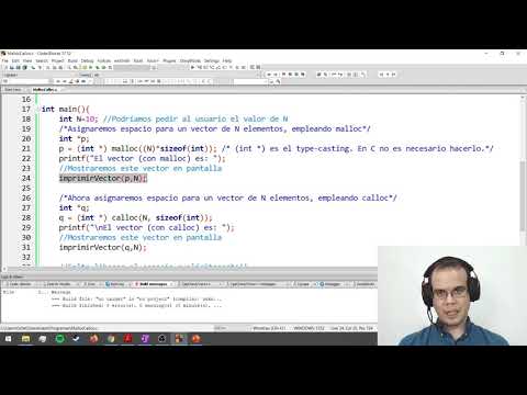 Asignación dinámica de memoria en C - malloc, calloc y free