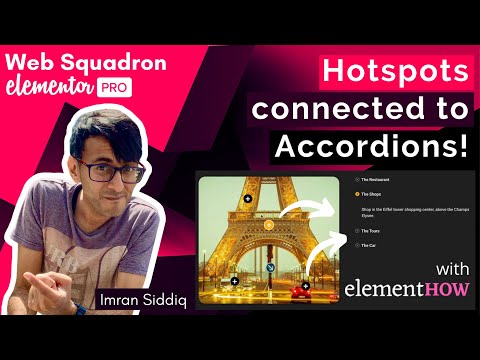 Elementor - Connect Hotspots to Accordions with no extra plugin - with Maxime from Element.How