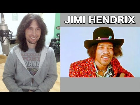 British guitarist analyses Jimi Hendrix playing an acoustic guitar or 2!
