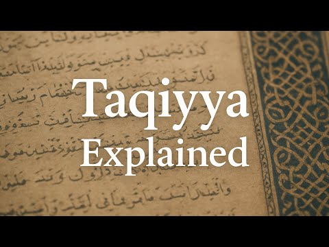 What is Taqqiyya?