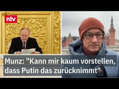 Munz: "Kann mir kaum vorstellen, dass Putin das zurücknimmt" - Steuer-Unmut und Geld-Suche | ntv