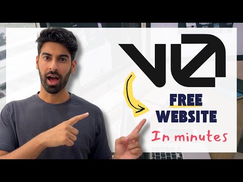 How to build a website for free, in just minutes (v0 tutorial)