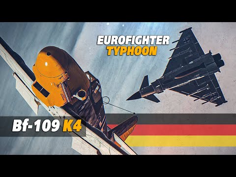 Bf-109 k4 Vs Eurofighter Typhoon DOGFIGHT | Digital Combat Simulator | DCS |