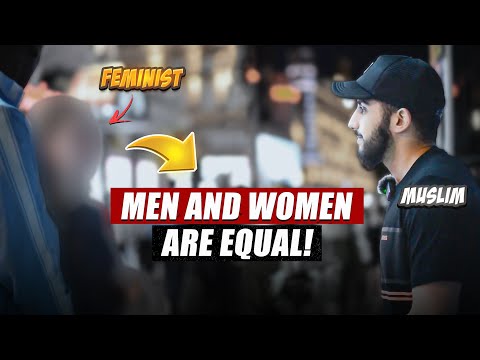 Feminist Confronts A Muslim On Gender Equality! Muhammed Ali