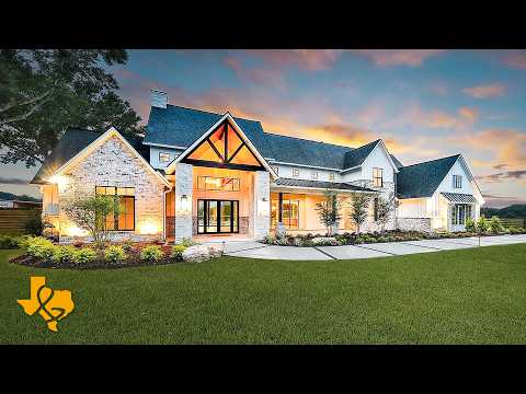 AN ABSOLUTE STUNNER of a Home on 2 ACRES near HOUSTON TX [Wait til you see the Back Yard RESORT 👀]