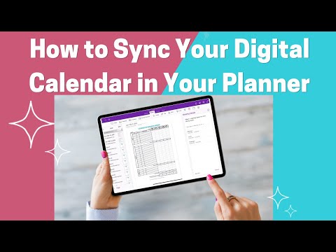 How to Sync Your Digital Calendar in Your Planner/Bullet Journal - Using Microsoft OneNote + Outlook