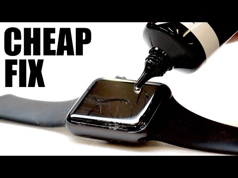 How to Repair a Cracked Apple Watch using UV Resin