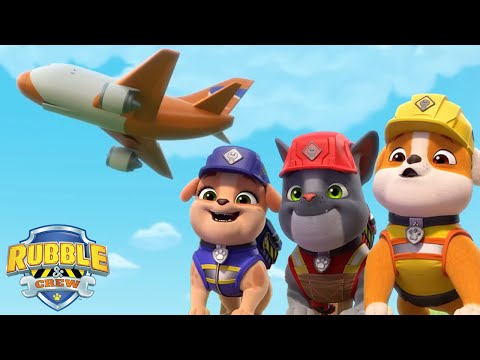 Bounce & Build an Airport Road with Rubble | Rubble and Crew | Cartoons for Kids