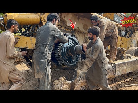How to Repair Cracked Final Drive Tube of Caterpillar 5029 | Full Restoration Process