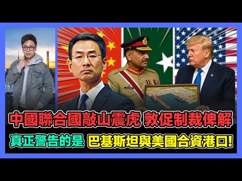 中國聯合國敲山震虎 敦促制裁俾解 真正警告的是 巴基斯坦與美國合資港口! / 香港青年 大眼