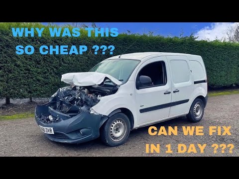WE BOUGHT THE CHEAPEST WRECKED MERCEDES VAN IN THE UK !!!