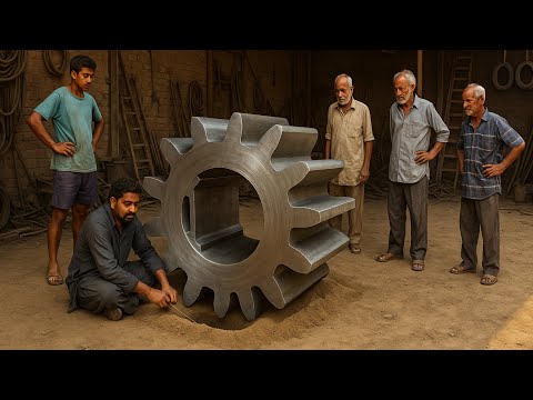 Incredible Manufacture Industrial Gear & Hobbing Process Huge Wheel Gear Making In The Factory