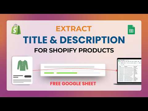 How to Bulk Export All Product URLs from Shopify | Meta Data | SEO Audit Tool