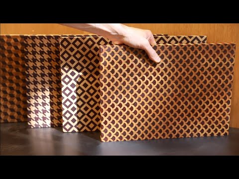 Dragon Scales End Grain Cutting Board Build