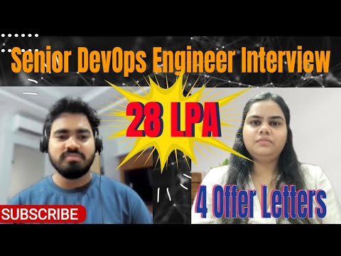 Excellent Senior DevOps Engineer Real Interview For 4 to 7 years Experienced || Candidate 4