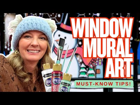 Window Mural Art | Paint Party Business Ideas for all Artists and Crafters
